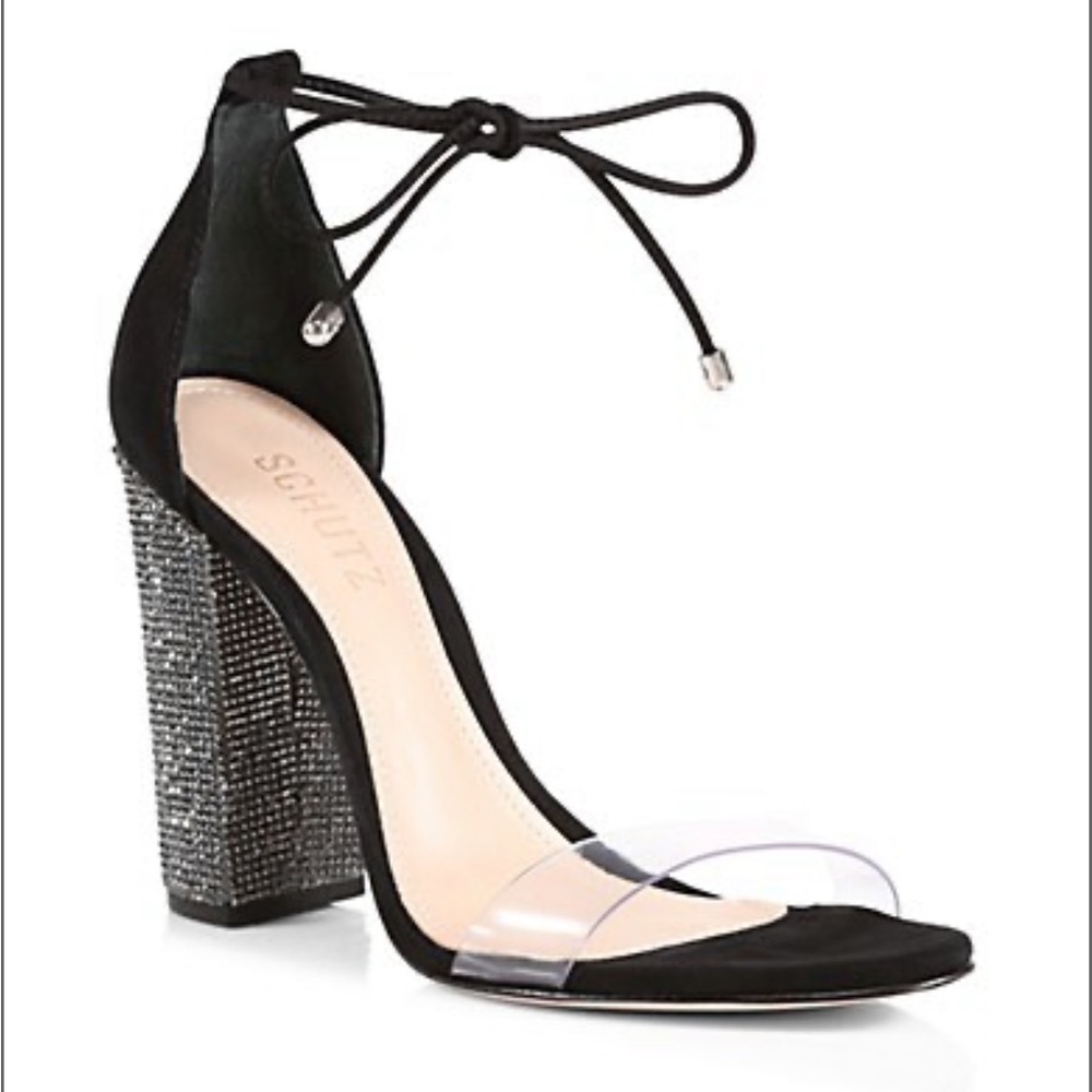 SCHUTZ Anahe Jewel Embellished Heels